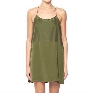 Anine Bing | Dresses | Anine Bing Contrast Silk Slip Dress In Army Green Xs | Poshmark Anine Bing | Dresses | Anine Bing Contrast Silk Slip Dress In Army Green Xs | Poshmark